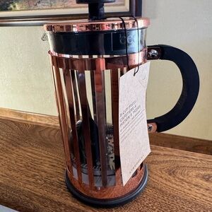 Brand New with Tags Starbucks Coffee Press 8 Cup Copper Rose Gold - Ships Today!